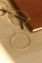 Duo Luxe 925 Sterling Silver Bracelet – Elegant Gold Plated Sterling Silver Bracelet for Women