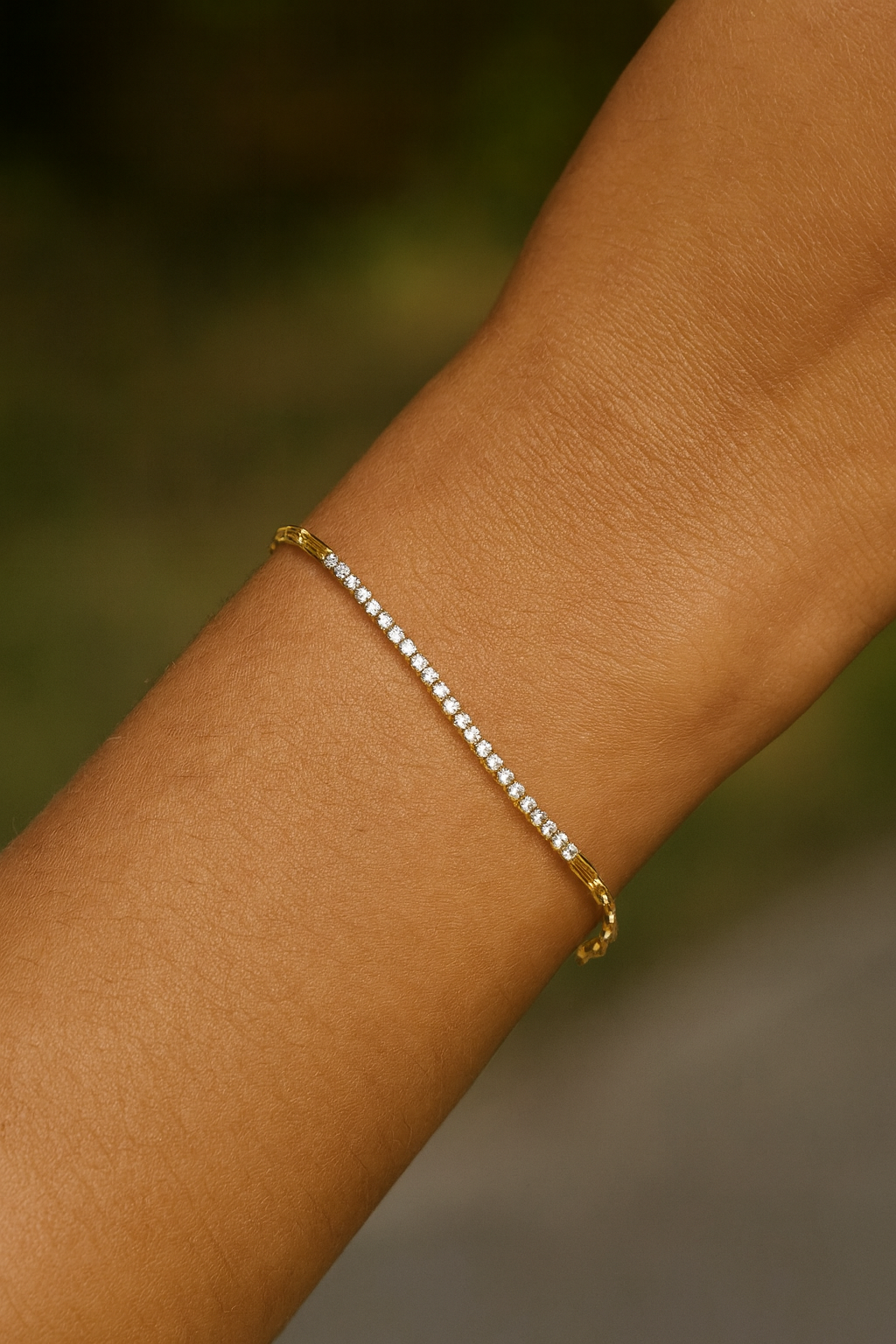 Duo Luxe 925 Sterling Silver Bracelet – Elegant Gold Plated Sterling Silver Bracelet for Women