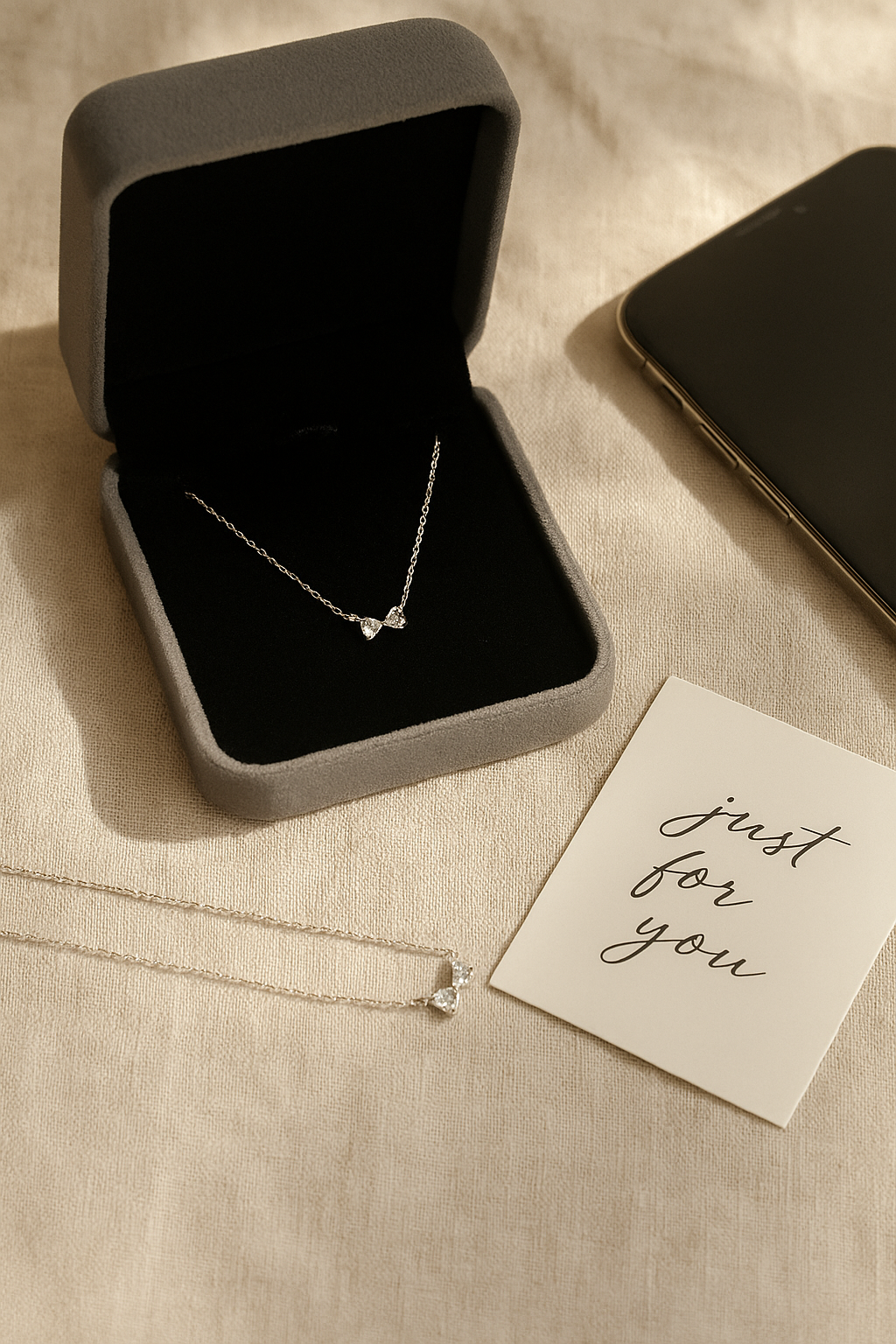 Chérie Bow 925 Sterling Silver Pendant – Elegant Bow Knot Necklace, Waterproof, Anti-Tarnish Jewelry for Women