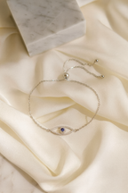 Guardian Glow 925 Sterling Silver Bracelet – Elegant Gold & Silver Sterling Silver Protective Bracelet for Women