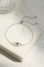 Guardian Glow 925 Sterling Silver Bracelet – Elegant Gold & Silver Sterling Silver Protective Bracelet for Women