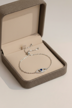 Guardian Glow 925 Sterling Silver Bracelet – Elegant Gold & Silver Sterling Silver Protective Bracelet for Women