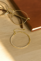 Duo Luxe 925 Sterling Silver Bracelet – Elegant Gold Plated Sterling Silver Bracelet for Women