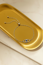 Guardian Glow 925 Sterling Silver Bracelet – Elegant Gold & Silver Sterling Silver Protective Bracelet for Women