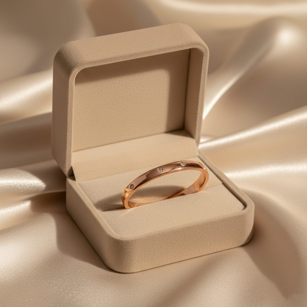 Glint Rhinestone 18K Gold Plated Bangle Bracelet – Titanium Steel, Waterproof, Anti-Tarnish Elegant Jewelry for Women