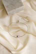 Guardian Glow 925 Sterling Silver Bracelet – Elegant Gold & Silver Sterling Silver Protective Bracelet for Women